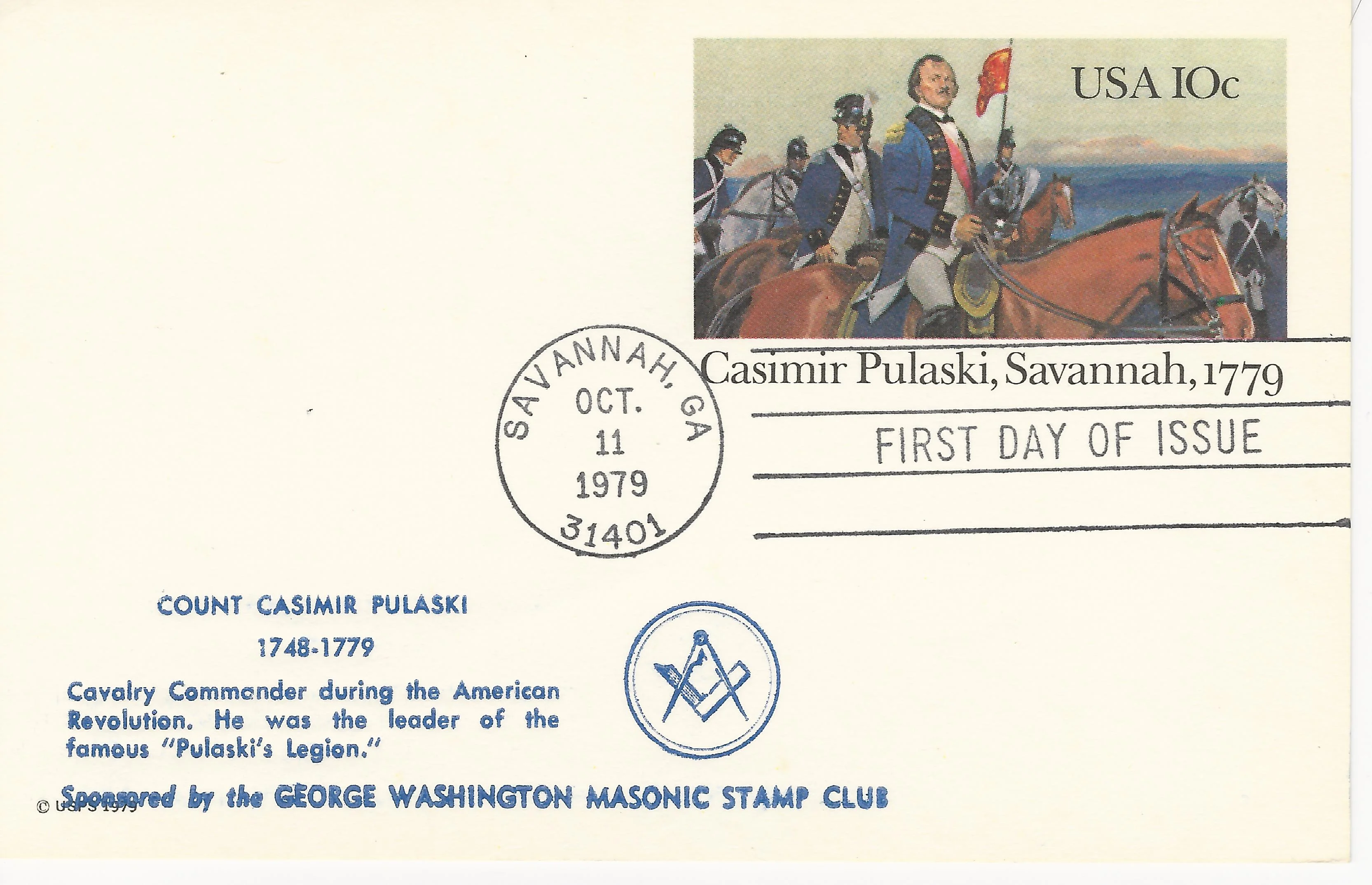 Text Postmark #1: Savannah, GA — 1979-10-11 Stamp:&hellip;