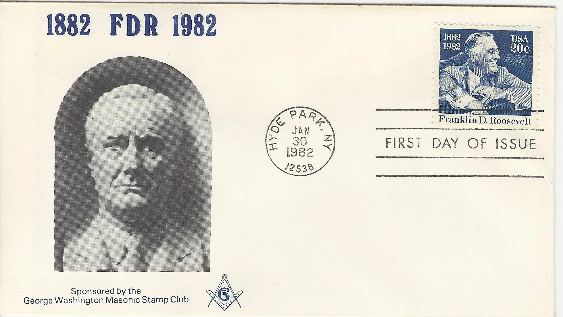 FDR Postmark #1: Hyde Park, NY — 1982-01-30&hellip;