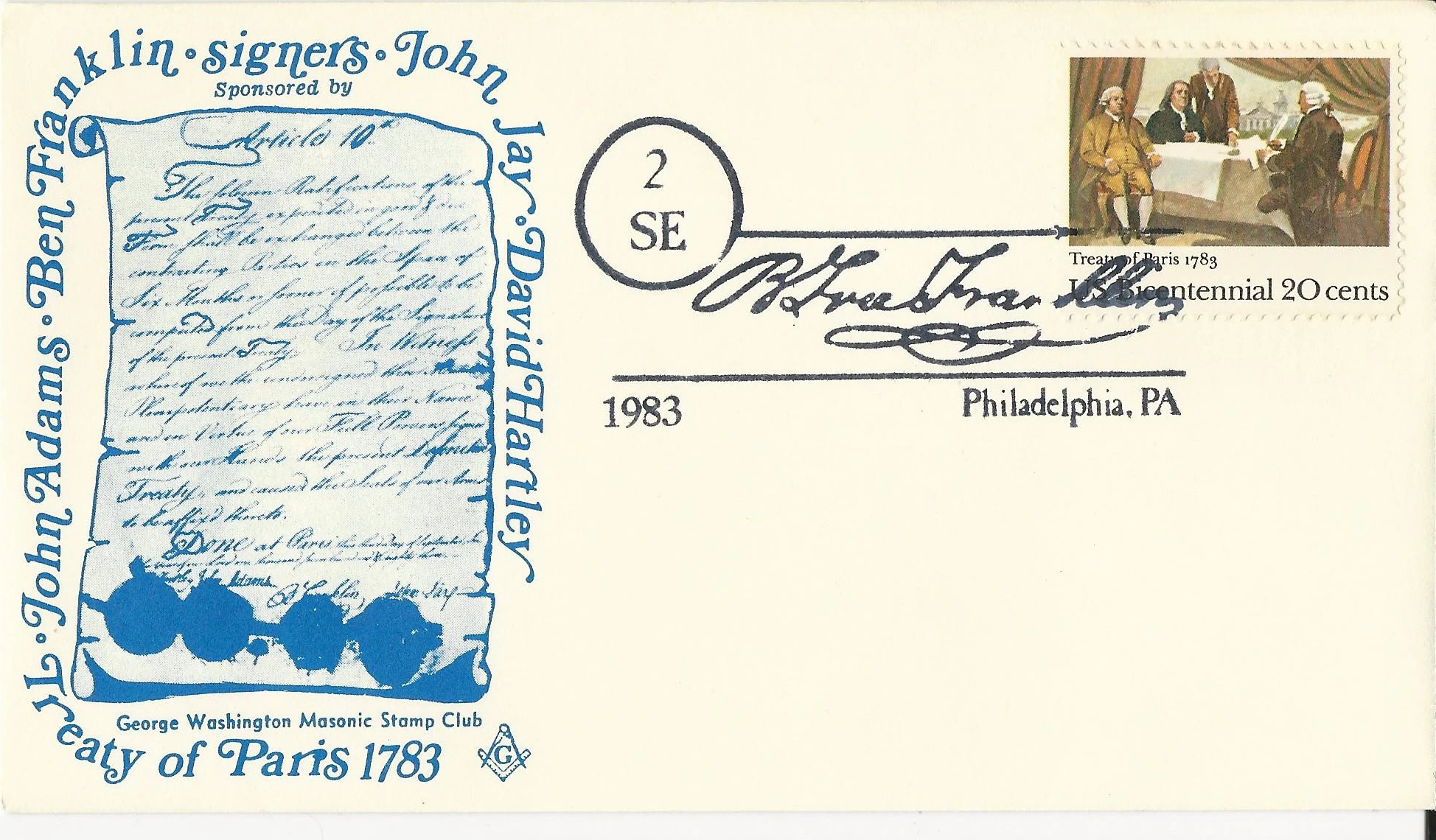 Treaty of Paris Postmark #1: Philadelphia, PA —&hellip;