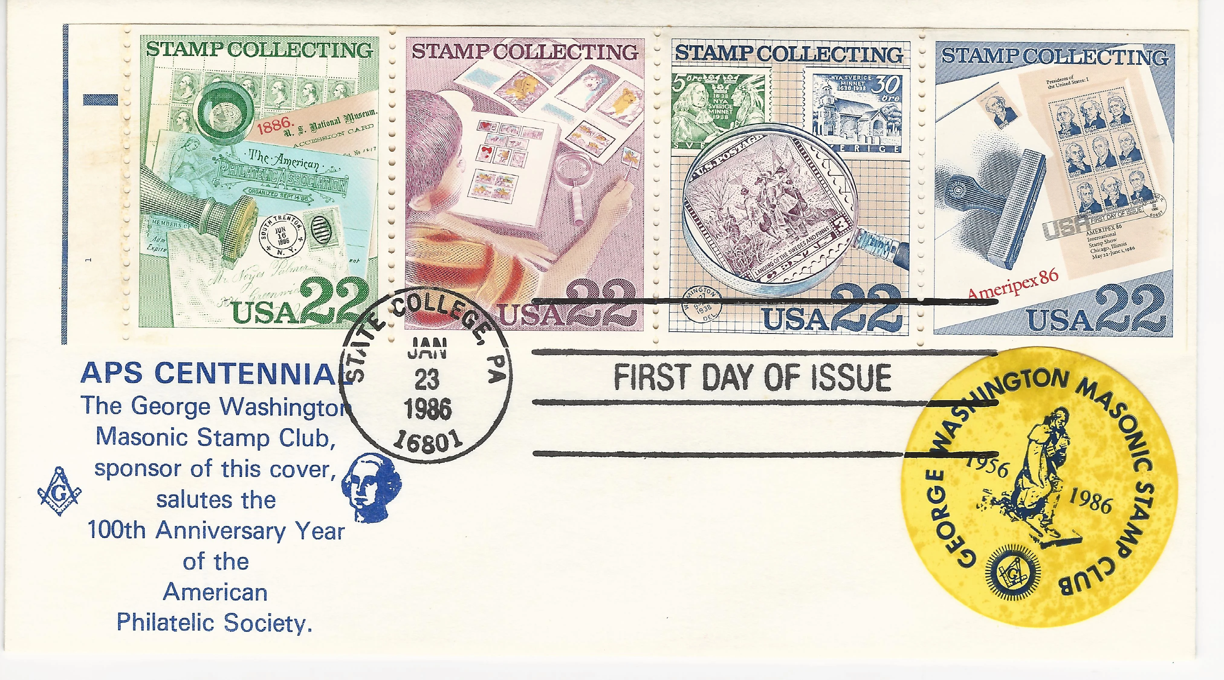 Text, With GWMSC Label Postmark #1: State College,&hellip;