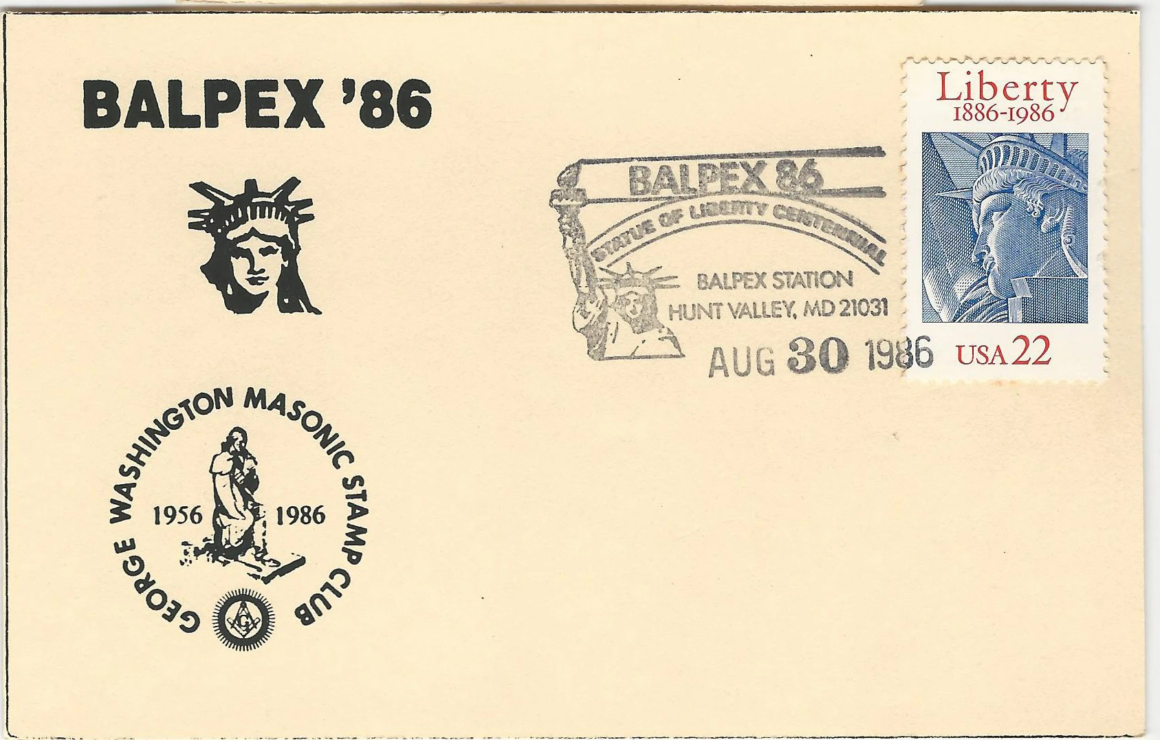 BALPEX (Card) Postmark #1: Hunt Valley, MD —&hellip;