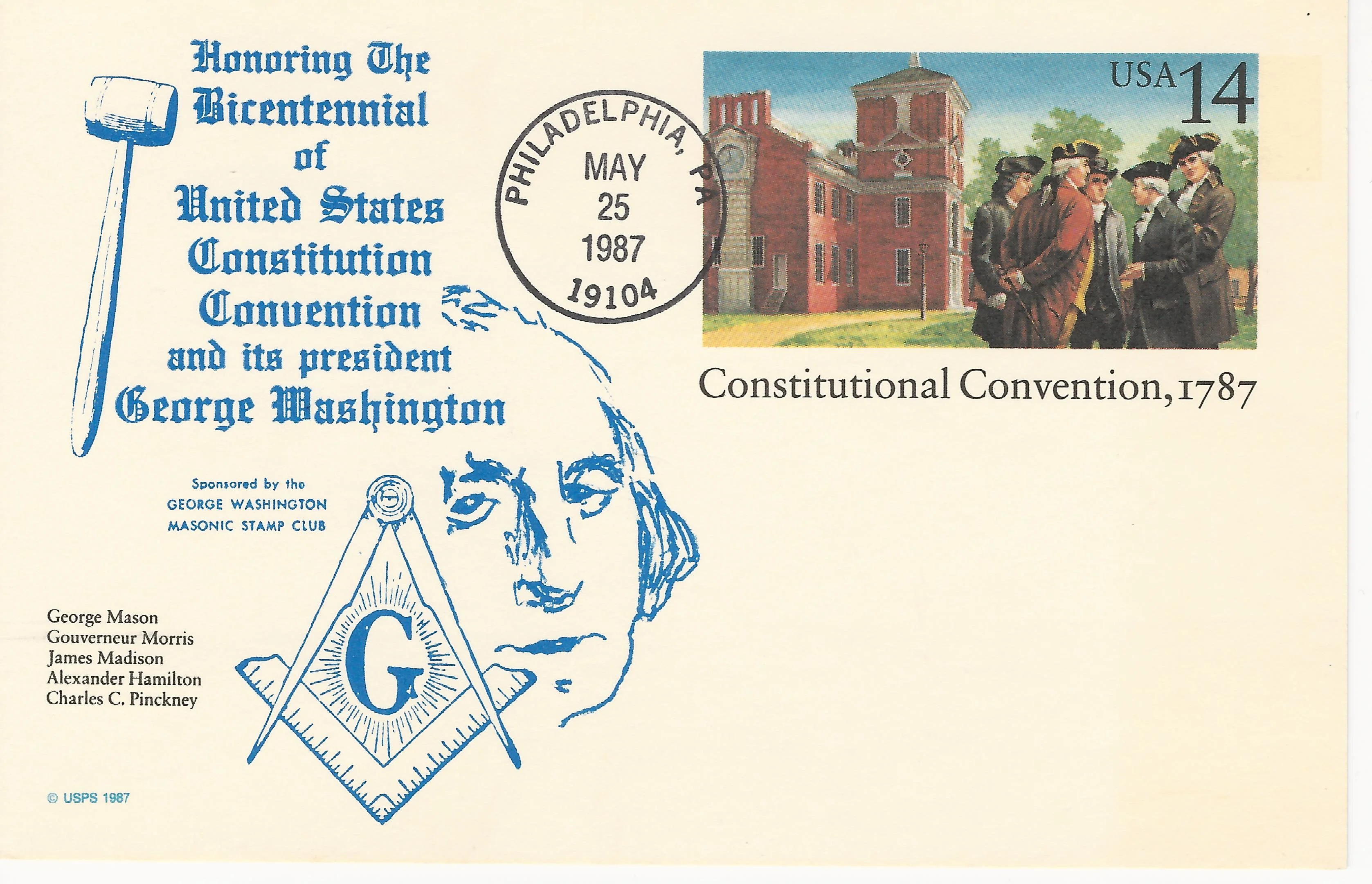 Blue Text Postmark #1: Philadelphia, PA — 1987-05-17&hellip;