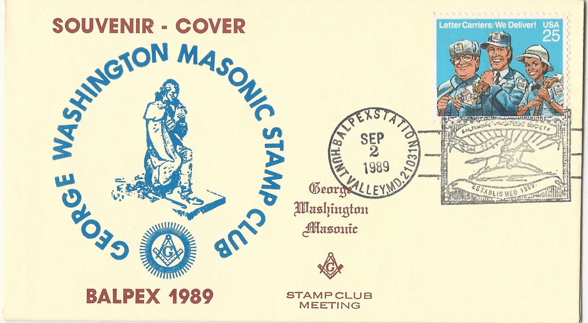 GWMSN Logo - BALPEX 1989 Postmark #1: Hunt&hellip;
