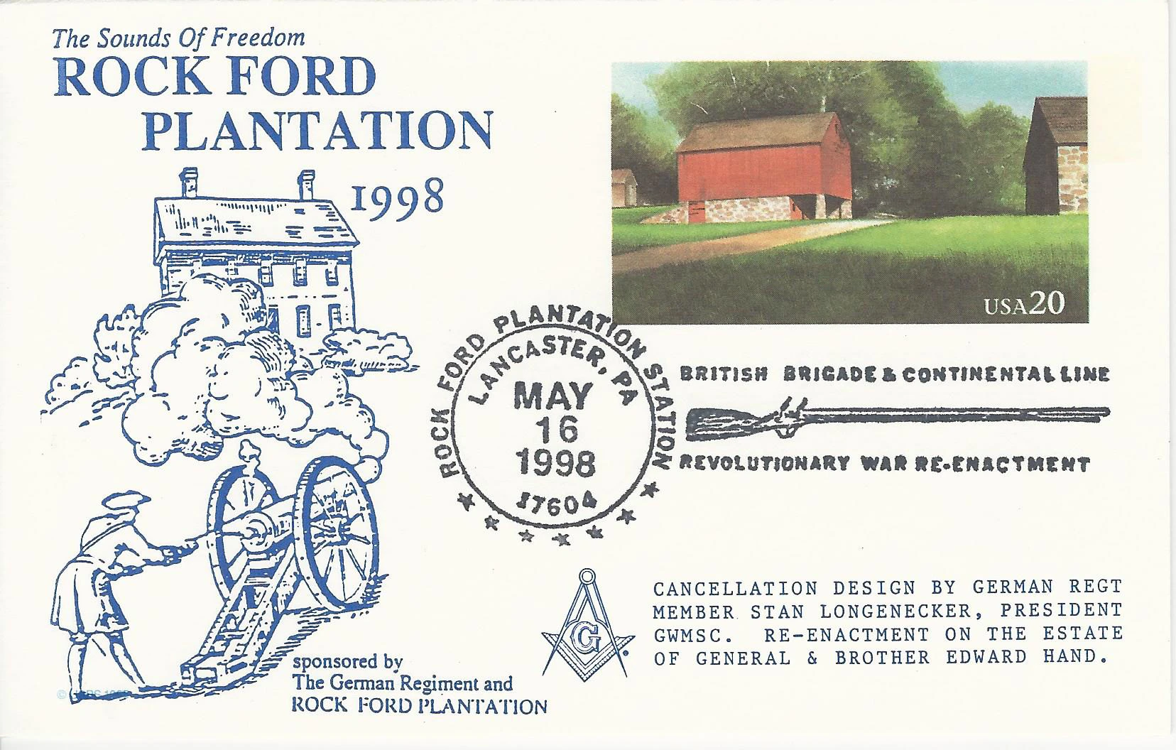 Rock Ford Plantation Postmark #1: Lancaster, PA —&hellip;