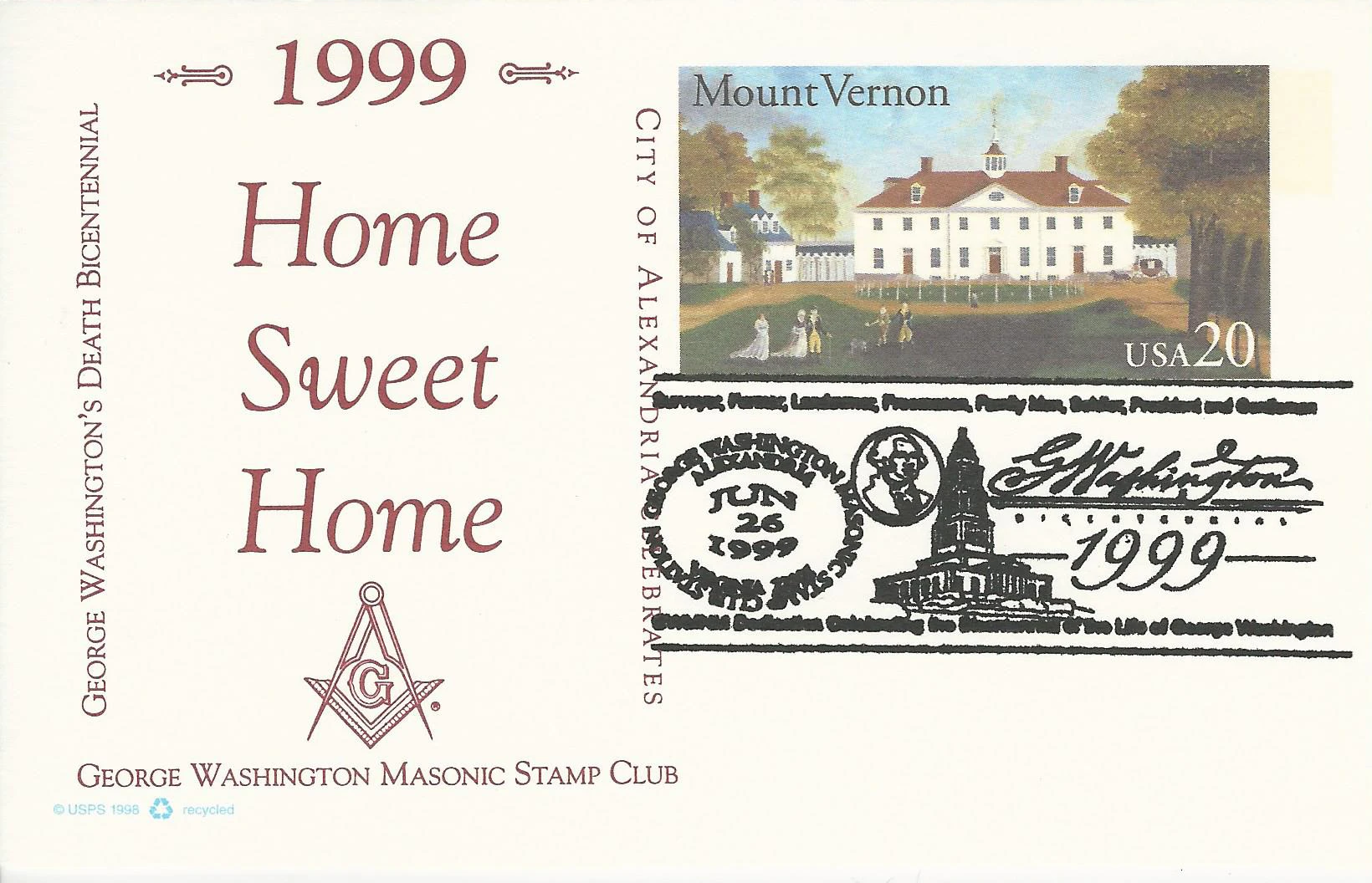 Home Sweet Home Postmark #1: Alexandria, VA —&hellip;