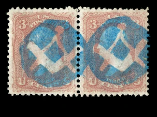 Used stamp pair