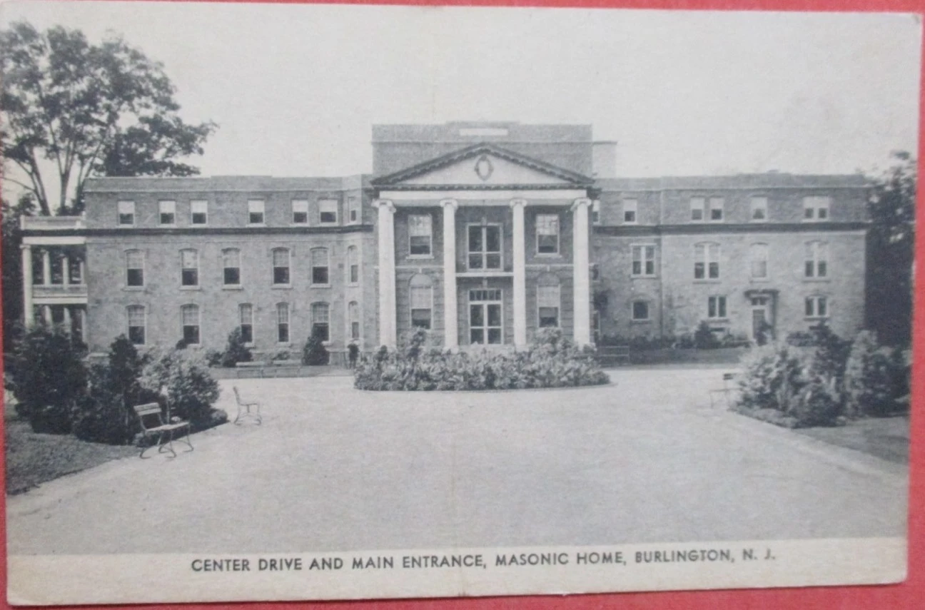 Center Drive and Main Entrance, Masonic Home, Burlington,&hellip;
